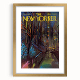 New Yorker December 18, 1965 – Vibrant Winter Cityscape Art Print