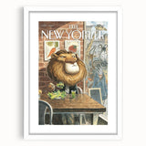 New Yorker Poster – April 7, 2014 Lion Cafe Art