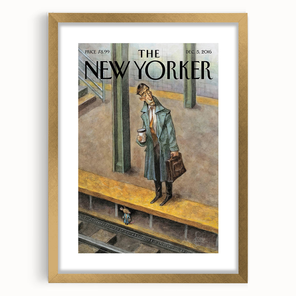 Shop New Yorker Mouse and Man Cover – Dec 5, 2016