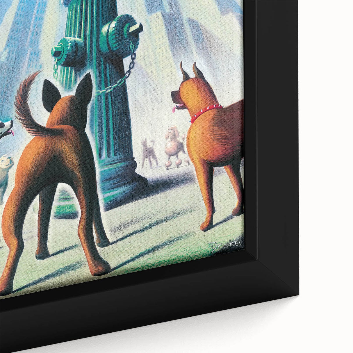 New Yorker Poster – June 27, 2005 Dog Hydrant Art