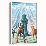 New Yorker Poster – June 27, 2005 Dog Hydrant Art