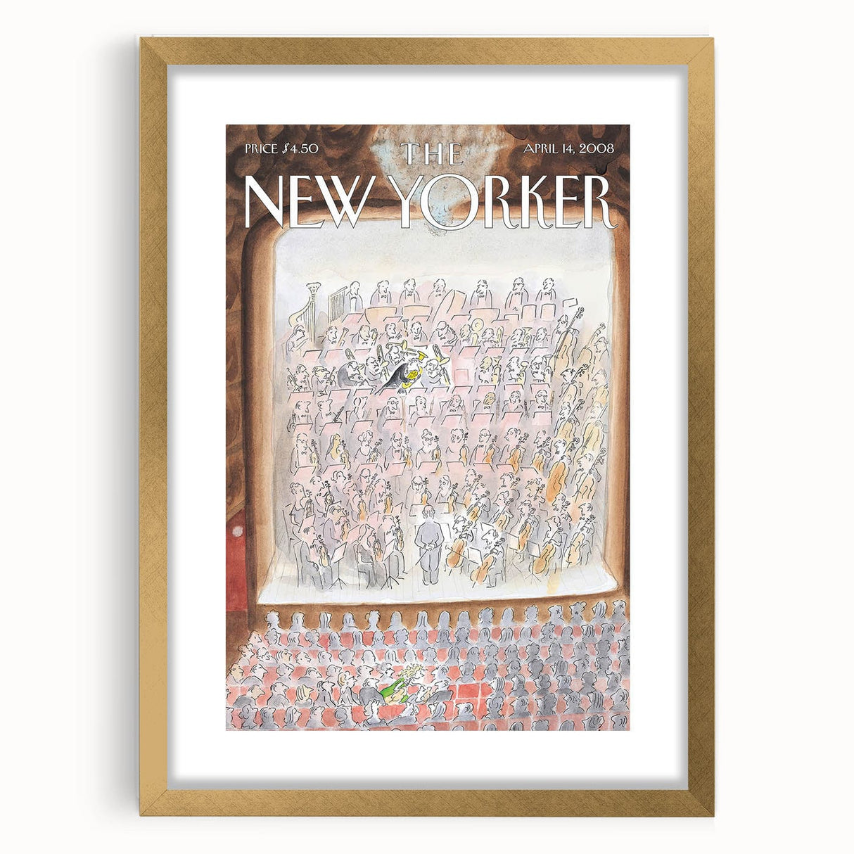New Yorker Poster - Orchestra Performance Humor Art Print