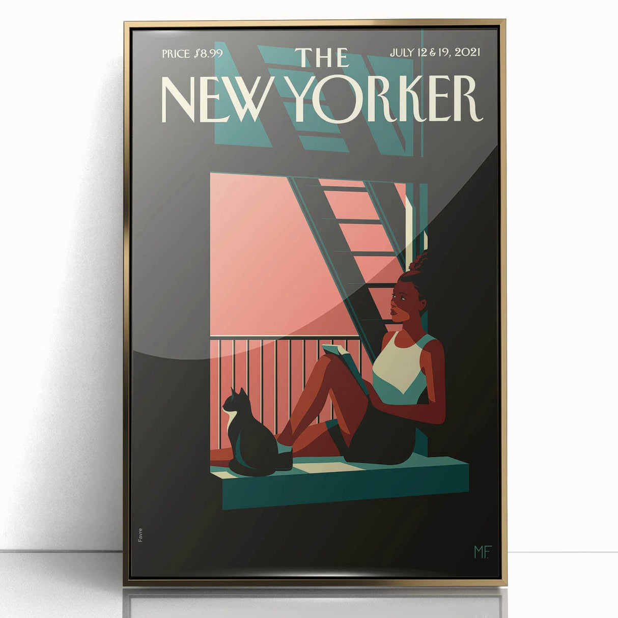 New Yorker Poster – July 12 & 19, 2021 Cover Art