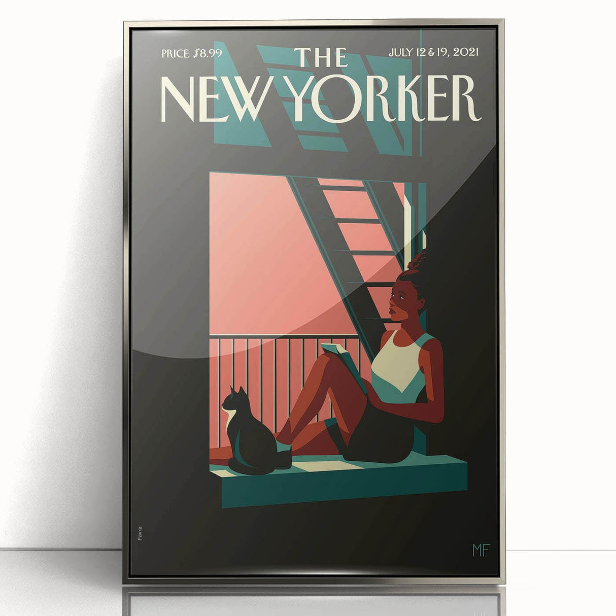 New Yorker Poster – July 12 & 19, 2021 Cover Art