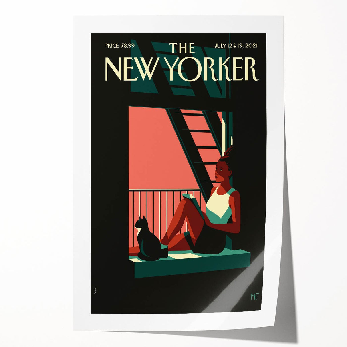 New Yorker Poster – July 12 & 19, 2021 Cover Art
