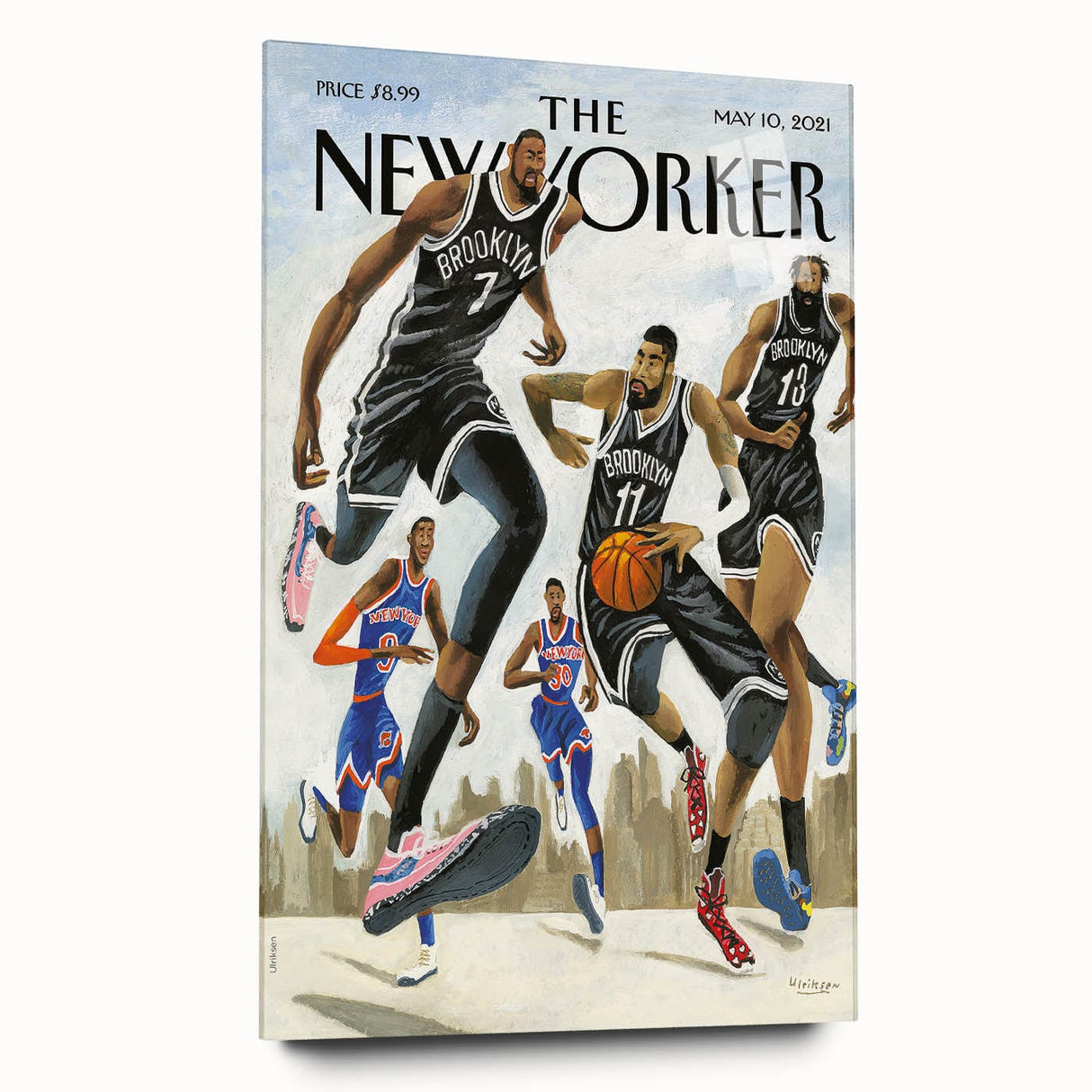 New Yorker Poster – May 10, 2021 Brooklyn Basketball Art
