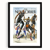 New Yorker Poster – May 10, 2021 Brooklyn Basketball Art