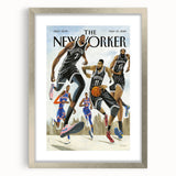 New Yorker Poster – May 10, 2021 Brooklyn Basketball Art