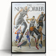New Yorker Poster – May 10, 2021 Brooklyn Basketball Art
