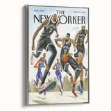 New Yorker Poster – May 10, 2021 Brooklyn Basketball Art