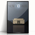 New Yorker Magazine Art - Lincoln Memorial at Night Poster