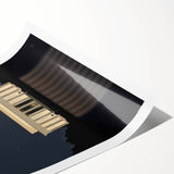 New Yorker Magazine Art - Lincoln Memorial at Night Poster