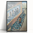 New Yorker Magazine Art - Cycling in the City Poster
