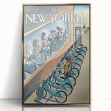 New Yorker Magazine Art - Cycling in the City Poster