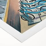 New Yorker Magazine Art - Cycling in the City Poster