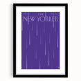 New Yorker Magazine Art - Purple Rain Poster