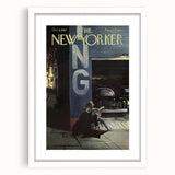 New Yorker Magazine Art - Nighttime NYC Poster
