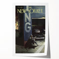 New Yorker Magazine Art - Nighttime NYC Poster