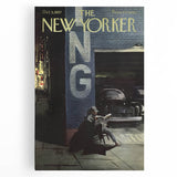 New Yorker Magazine Art - Nighttime NYC Poster