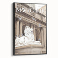 Iconic New Yorker Magazine Cover Art - Library Lion Poster