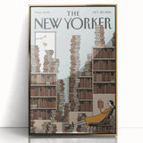 Classic New Yorker Cartoons Prints - Book Tower Illustration