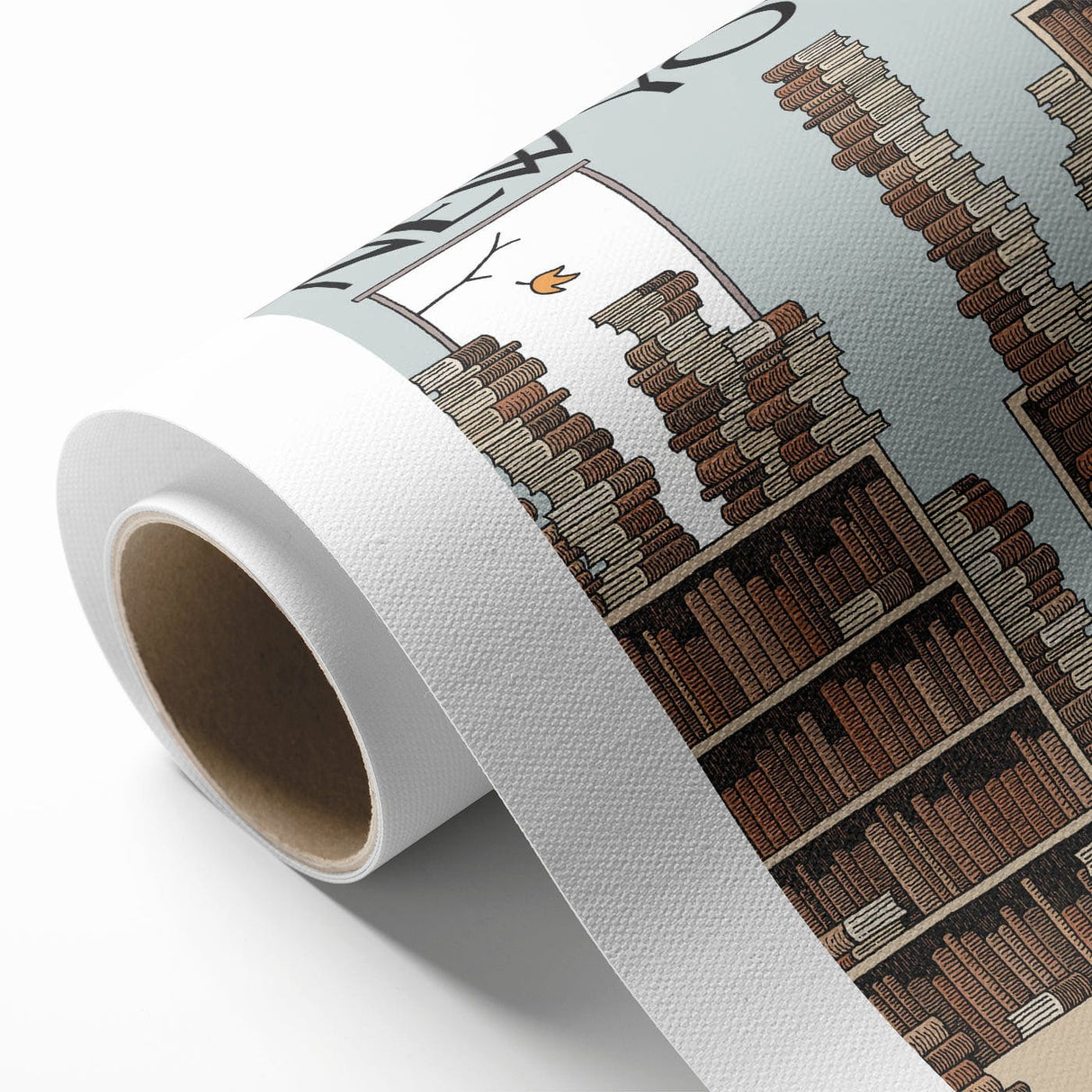 Classic New Yorker Cartoons Prints - Book Tower Illustration