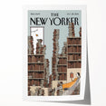Classic New Yorker Cartoons Prints - Book Tower Illustration