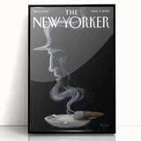 New Yorker Magazine Cover Art - 2008 Cigarette Smoke Illustration Wall Art