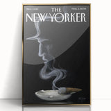 New Yorker Magazine Cover Art - 2008 Cigarette Smoke Illustration Wall Art
