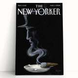 New Yorker Magazine Cover Art - 2008 Cigarette Smoke Illustration Wall Art