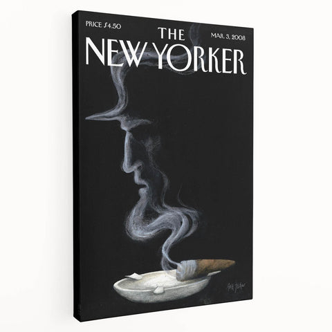 New Yorker Magazine Cover Art - 2008 Cigarette Smoke Illustration Wall Art