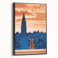 New Yorker Poster - 2009 Empire State Building Cat View Wall Art