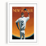 New Yorker Poster - 2014 Baseball Farewell Pinstripe Jersey Art