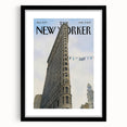 New Yorker Poster - 2017 Flatiron Building with Laundry Art Print