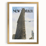 New Yorker Poster - 2017 Flatiron Building with Laundry Art Print