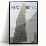 New Yorker Poster - 2017 Flatiron Building with Laundry Art Print