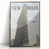 New Yorker Poster - 2017 Flatiron Building with Laundry Art Print