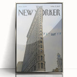 New Yorker Poster - 2017 Flatiron Building with Laundry Art Print