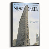 New Yorker Poster - 2017 Flatiron Building with Laundry Art Print