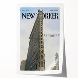 New Yorker Poster - 2017 Flatiron Building with Laundry Art Print