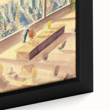 New Yorker Poster - 1998 Office Skyline View with Executive Art