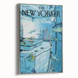 New Yorker Poster - 2005 Underwater Cityscape with Fish Art Print