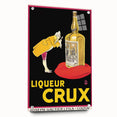 Vintage Crux Poster: Retro Cognac Advertising Wall Art