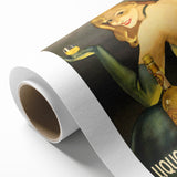 Vintage Strega Poster: Retro Liqueur Advertising Wall Art