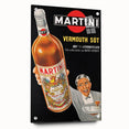 Vintage Martini Vermouth Poster: Retro Advertising Wall Art
