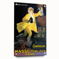 Vintage Champagne Massé Père & Fils Poster: Retro Advertising Art