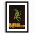 Vintage Maurin Quina Poster: Retro Liqueur Advertising Wall Art