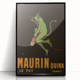 Vintage Maurin Quina Poster: Retro Liqueur Advertising Wall Art