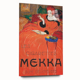 Vintage Mekka Cigarettes Poster: Retro Advertising Wall Art