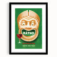 Vintage Mâtho Quinquina Poster – Retro Drink Ad with Bold Design